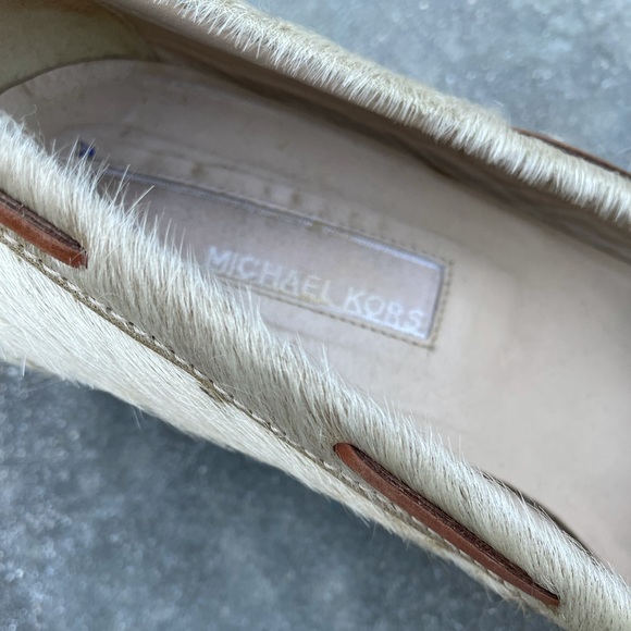 Michael Kors real animal skin fur shoes size 8 made in Italy - Picture 7 of 9